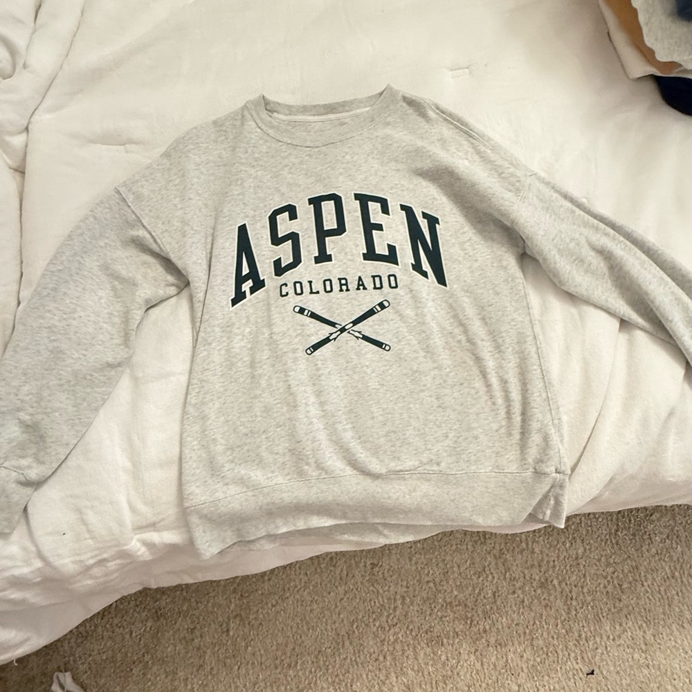 Abercrombie & Fitch Gray Aspen Sweatshirt